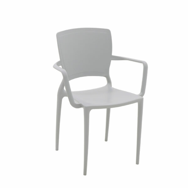 Sofia Armchair Closed Backrest GY