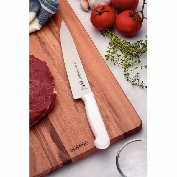 Tramontina Professional 8 Inches Meat Knife with Stainless Steel Blade and Polypropylene Handle with Antimicrobial Protection