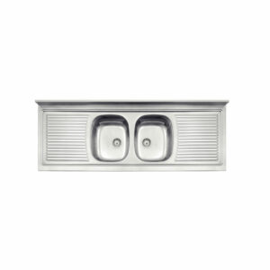 Stainless Steel Inset Sink  160X60 2CB