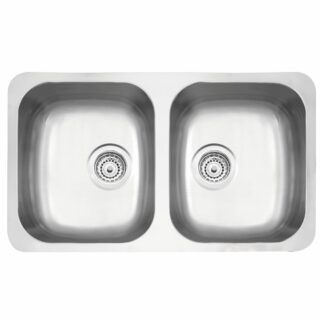 Isis Plus 2C 34 BL Stainless Steel Bowl with Satin Finish for Undermount 72x40 cm