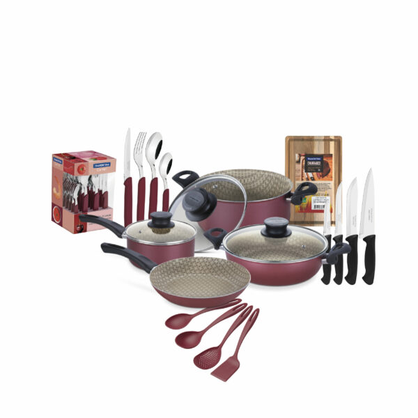 Tramontina Mini Red Lover Package 40-Pieces Kitchenware Set
