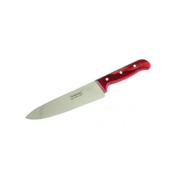Tramontina Polywood 8 Inches Cooks Knife with Stainless Steel Blade and Dishwasher Safe Treated Handle
