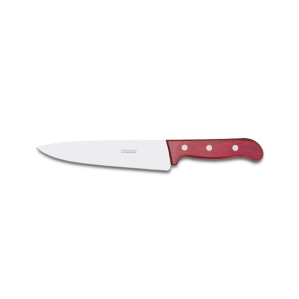 Tramontina Polywood 8 Inches Cooks Knife with Stainless Steel Blade and Dishwasher Safe Treated Handle